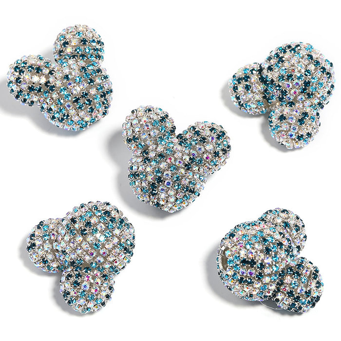 Wholesale 5pcs Colorful Rhinestone Acrylic Beads (F) JDC-BDS-BoLG001