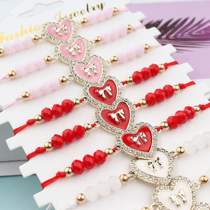 Wholesale Hand woven bead string bracelet for couples