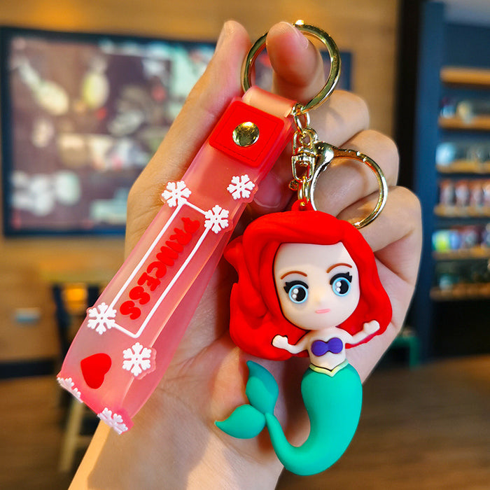 Wholesale Rubber Cartoon Doll Three-dimensional Keychain JDC-KC-Tingm104