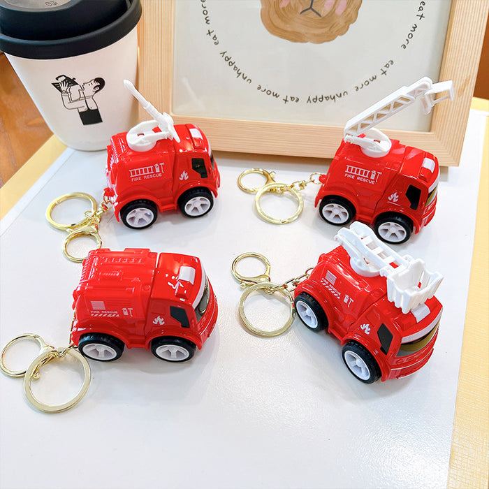 Wholesale Fire Truck Acrylic Keychain JDC-KC-YanG084