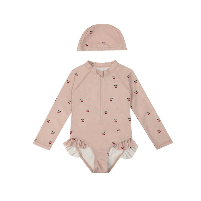 Wholesale Sunscreen one-piece swimsuit for girls, quick drying swimsuit, cute vacation swimsuit