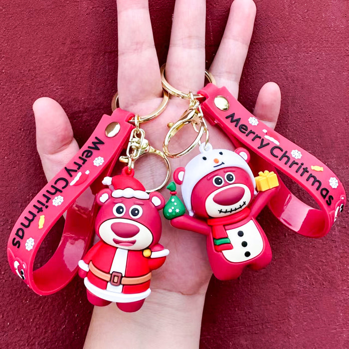 Wholesale Random Cartoon Doll Silicone Keychain JDC-KC-HongSheng008