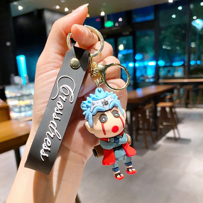 Wholesale Cartoon Glue Doll Keychain JDC-KC-Gongz046