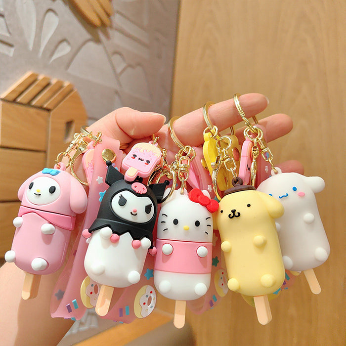 Wholesale PVC Cartoon Popsicle Keychain JDC-KC-Aile013