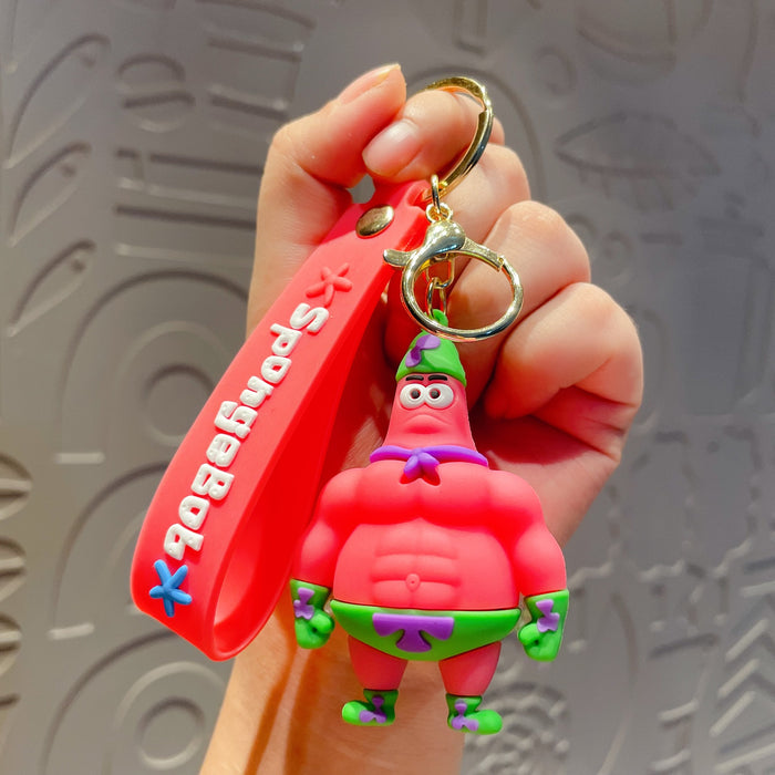 Wholesale Silicone Cute Cartoon Keychain JDC-KC-Chaow006