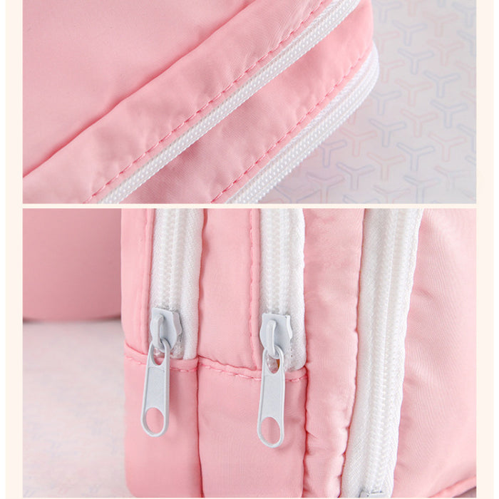 Wholesale KPOP Cute cartoon character candy-colored pencil bags for primary and secondary school students