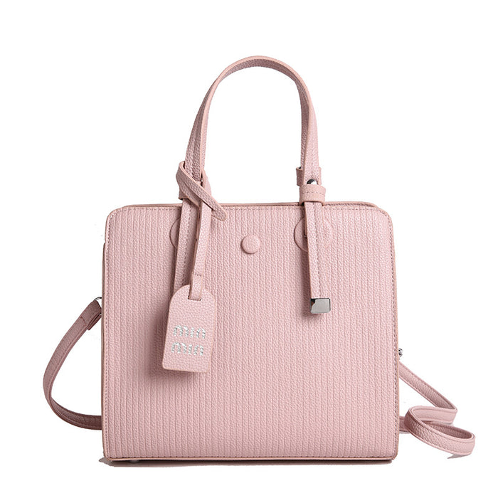 Wholesale New fashionable bucket bag, simple casual hand-held shoulder bag, versatile commuting diagonal cross bag for women