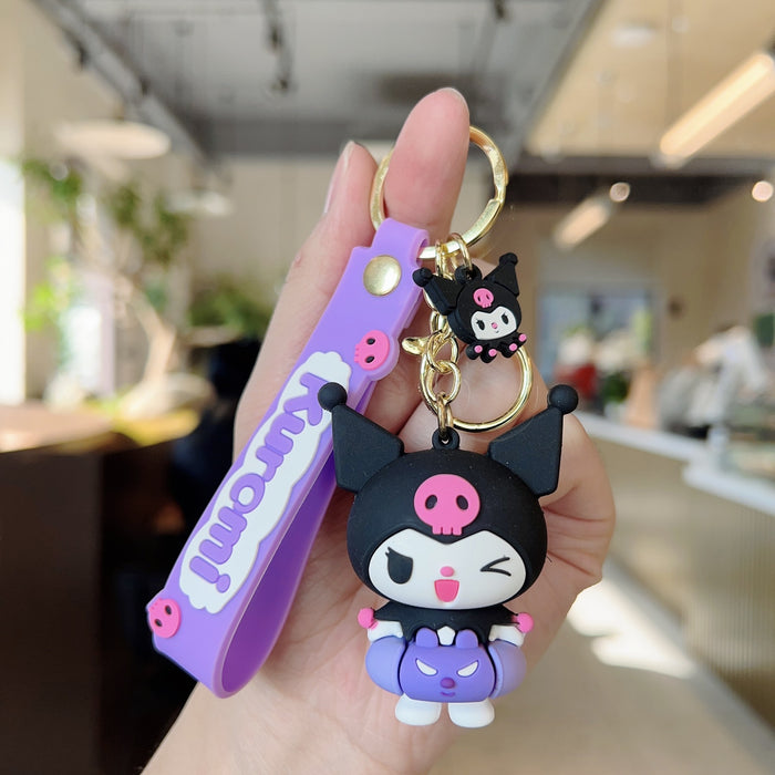 Wholesale Silicone Cartoon Doll Keychains (S) JDC-KC-WC015