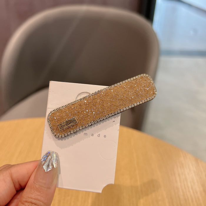 Wholesale Full Diamond Bang Clip Simple All-match Clip Breaking Hair Accessories