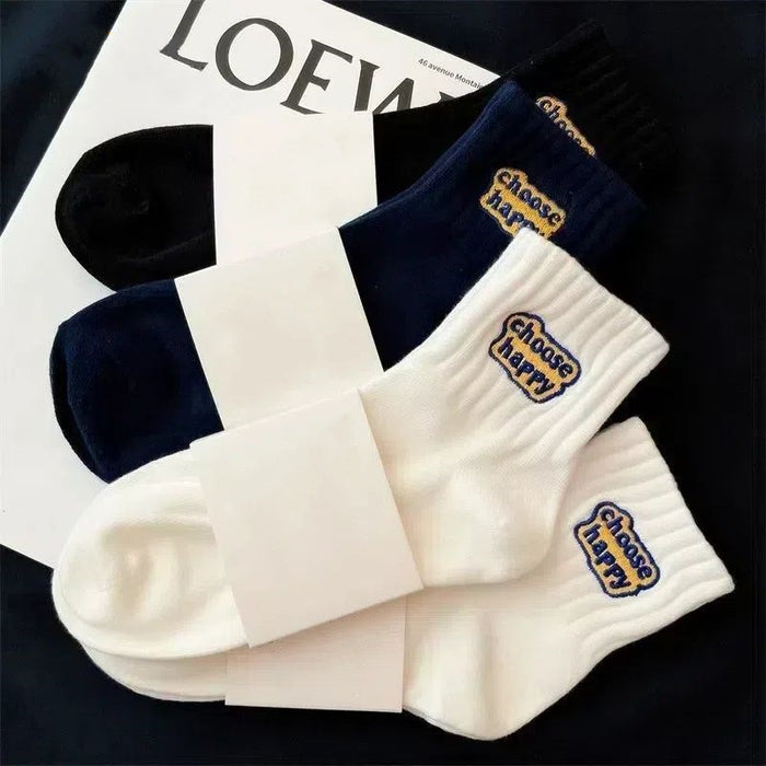 Wholesale Socks, solid color sports socks, sweat absorbing and odor proof trendy breathable socks