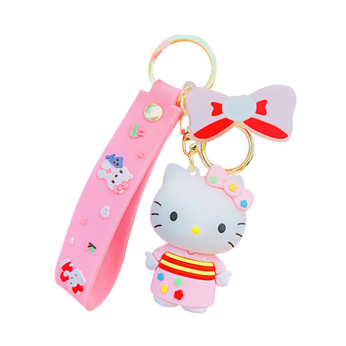 Wholesale Cute 3D Doll Silicone Keychain JDC-KC-MingT135