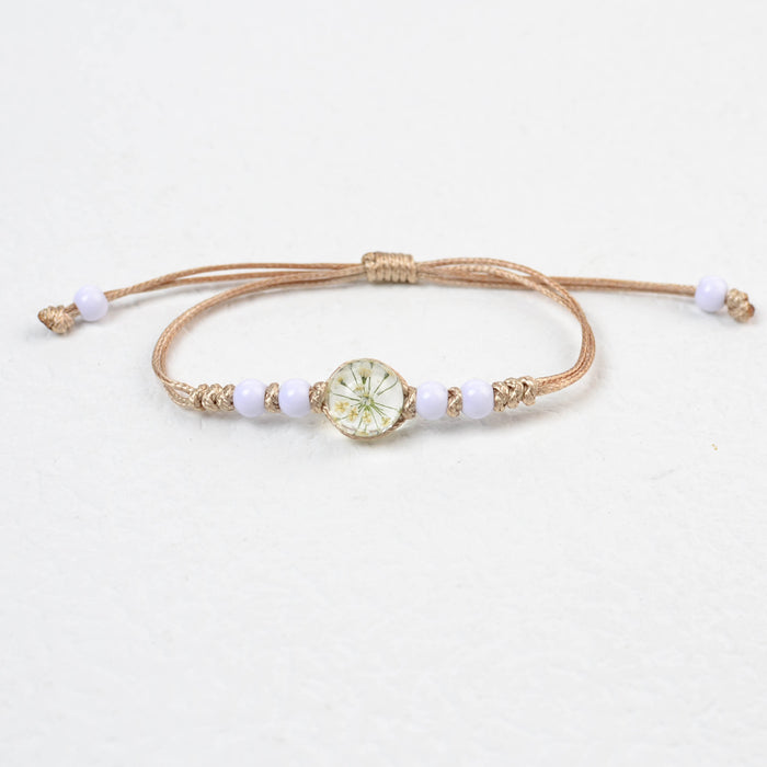 Wholesale Handmade Dried Flower Bracelet