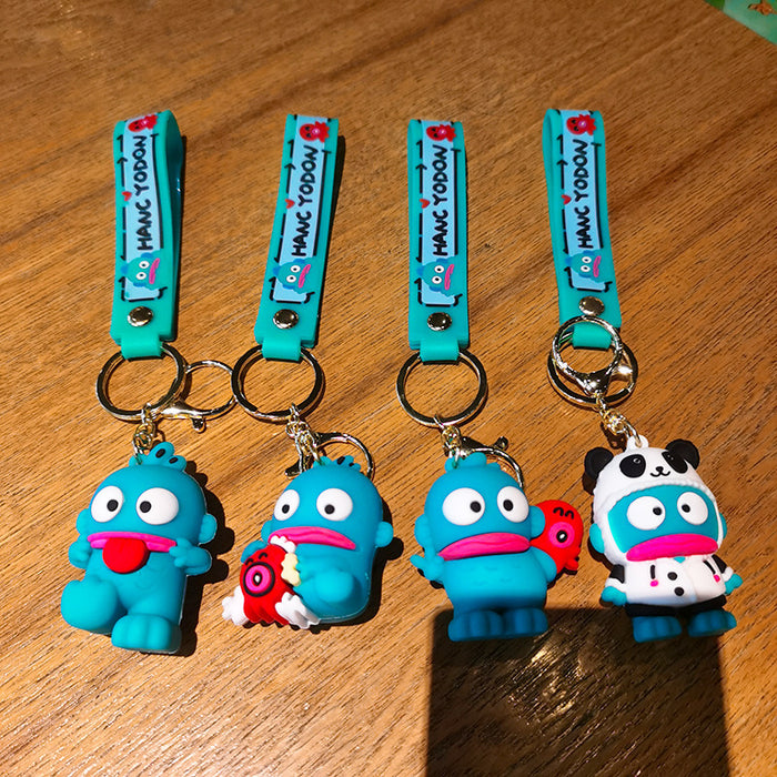 Wholesale Clownfish Design Silicone Keychain Bag Charm