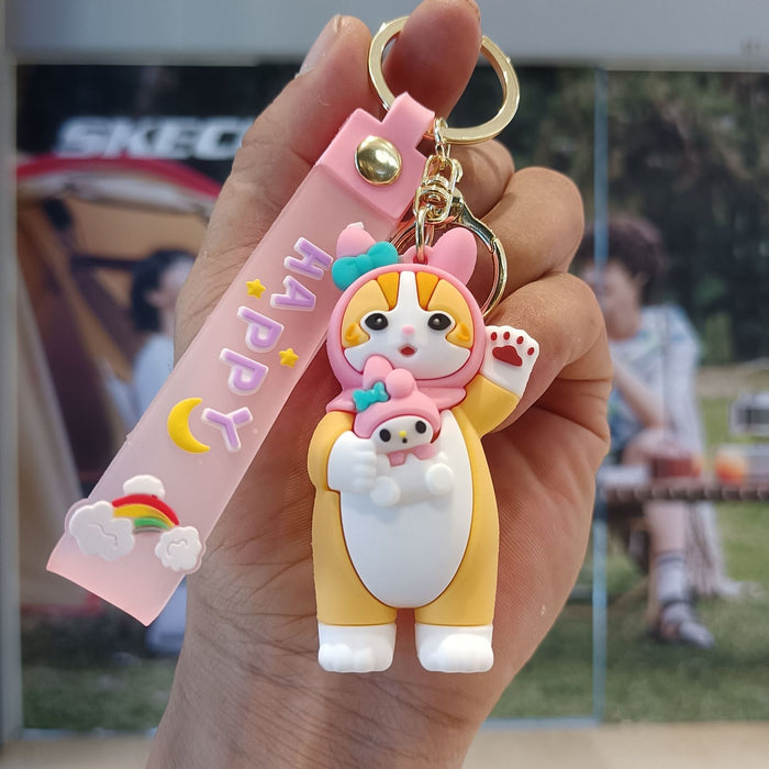 Wholesale PVC Cartoon Doll Keychain JDC-KC-KuangK014