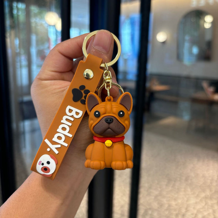 Wholesale Cute animal plush keychain