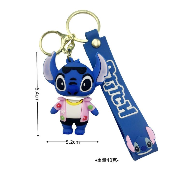 Wholesale  Soft glue  key chain pendant wholesale student bagkey chain