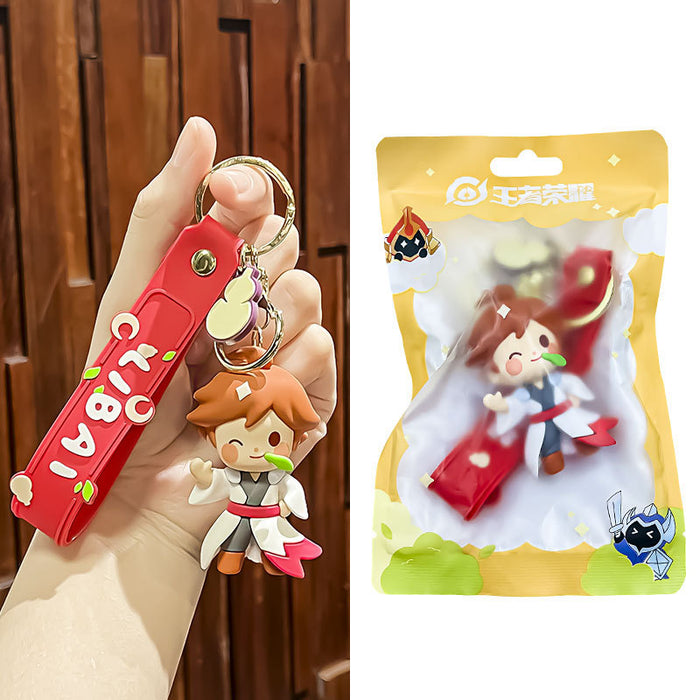 Wholesale Cartoon 3D Doll PVC Keychain JDC-KC-MingT054