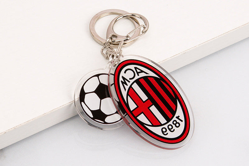 Wholesale Acrylic Keychain with Badge Fashion Accessory for Fans