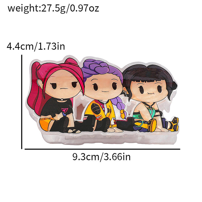 Wholesale Cartoon/ Anime Hair Clip Hair Accessory Acrylic Shark Clip