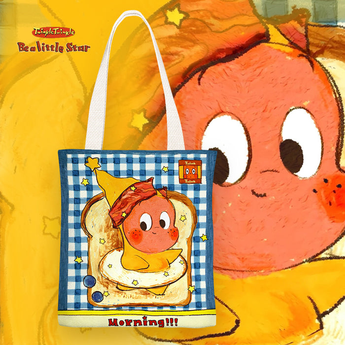 Wholesale Cartoon print canvas shoulder bags