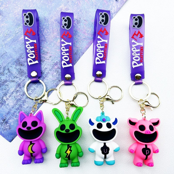 Wholesale PVC Cartoon Doll Keychain JDC-KC-WuYi025