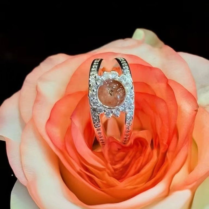 Wholesale Charm Full Diamond Thai Ring Open Ring