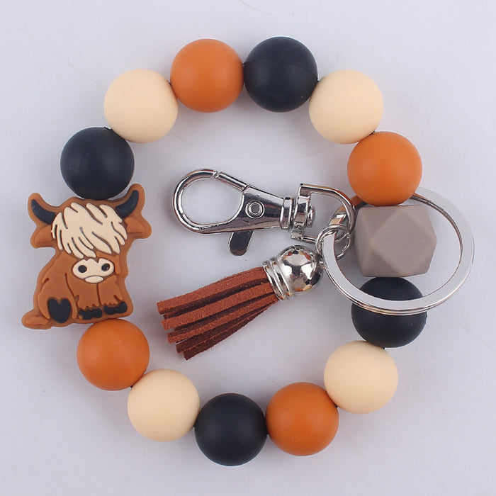 Wholesale Cartoon silicone keychain accessories