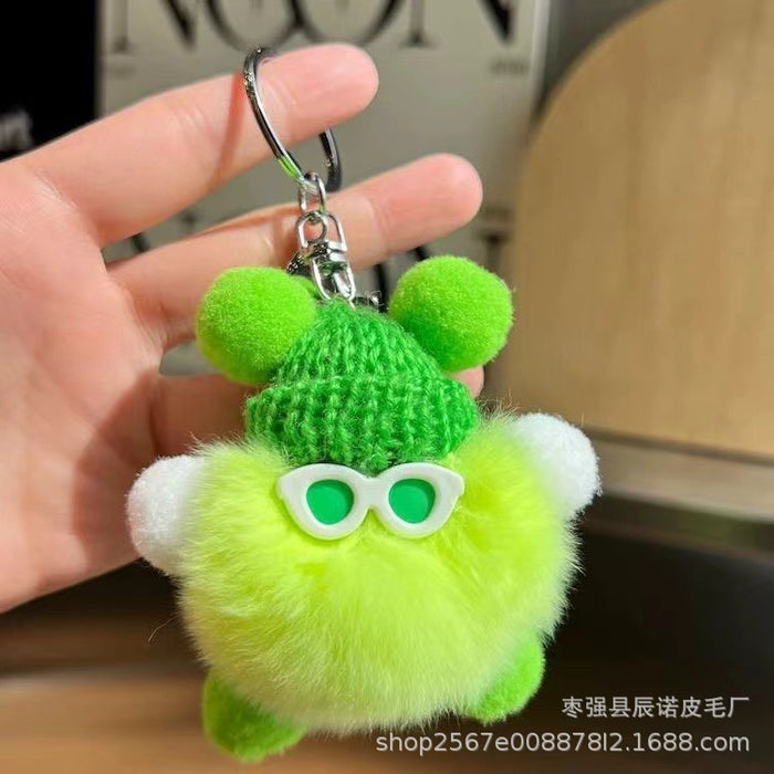 Wholesale  Coal Ball Bag Pendant  Doll Cartoon Car Keychain