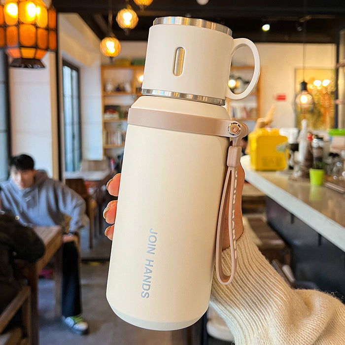 Wholesale Stainless Steel Tea and Water Separation Thermos Cup