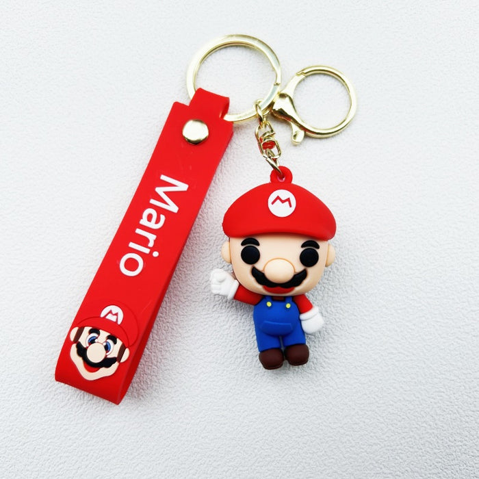 Wholesale PVC cartoon doll bicycle keychain JDC-KC-WuYi109