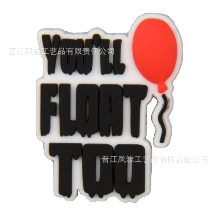 Wholesale 50pcs Horror Tarot  Series Shoes Charms Accessories Slippers Accessories Patch Decorative Shoe Buckle