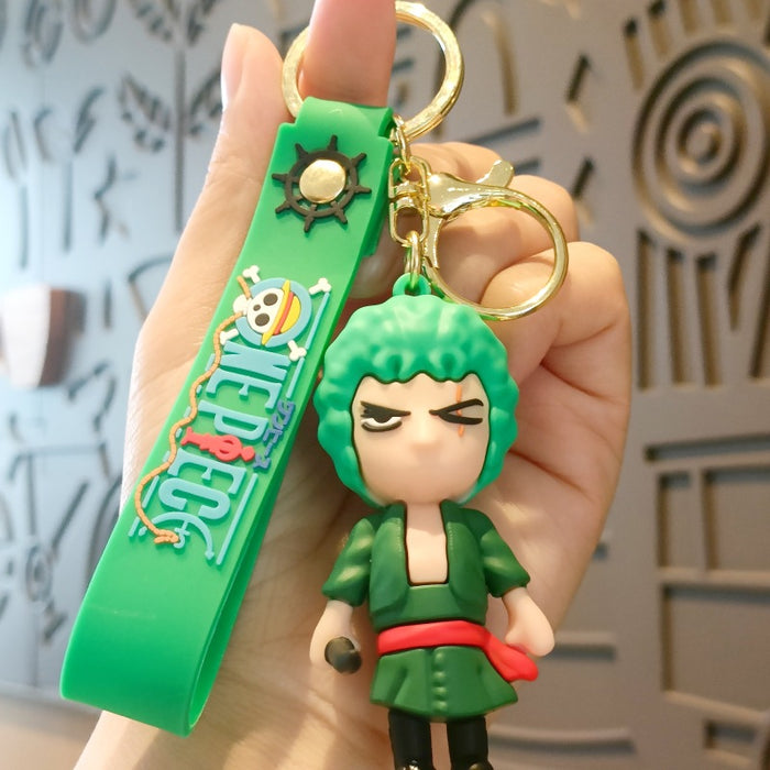 Wholesale Cute 3D Doll Silicone Keychain JDC-KC-MingT147