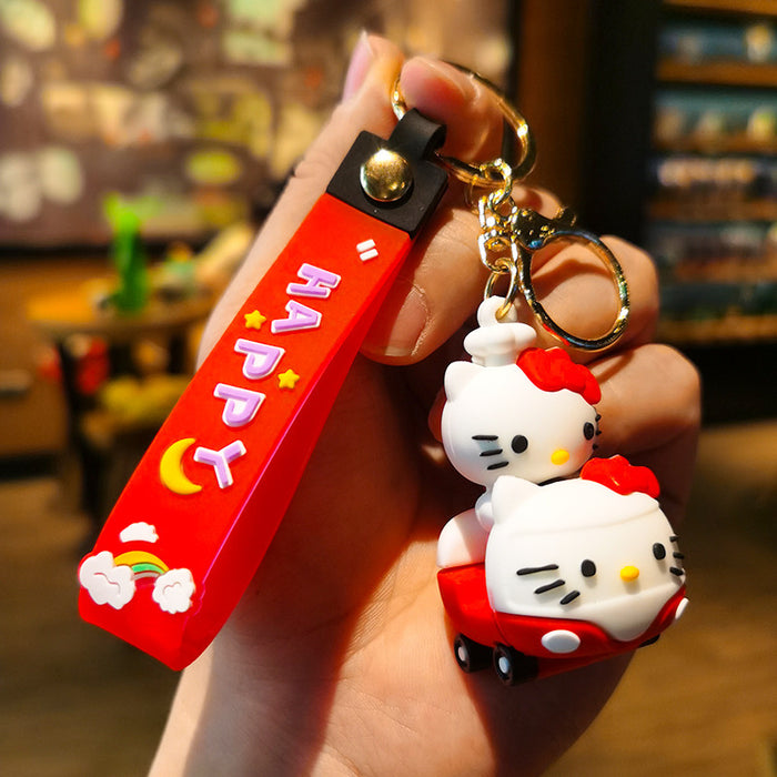 Wholesale Cartoon Silicone Doll Keychain JDC-KC-Tingm288