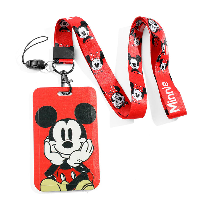 Wholesale Christmas Cartoon Lanyard Ribbon Keychain JDC-KC-QiChao032