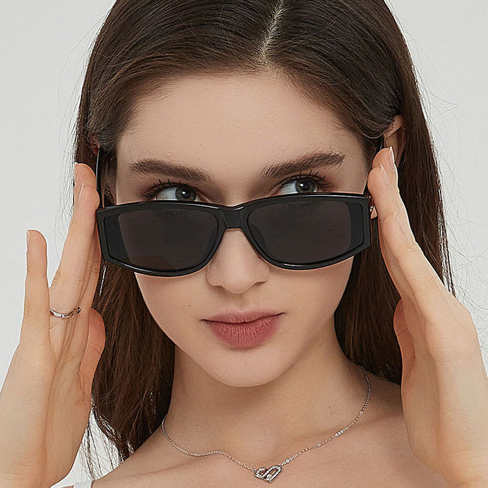 Wholesale Fashionable and personalized UV resistant sunglasses, neutral style street photography sunglasses