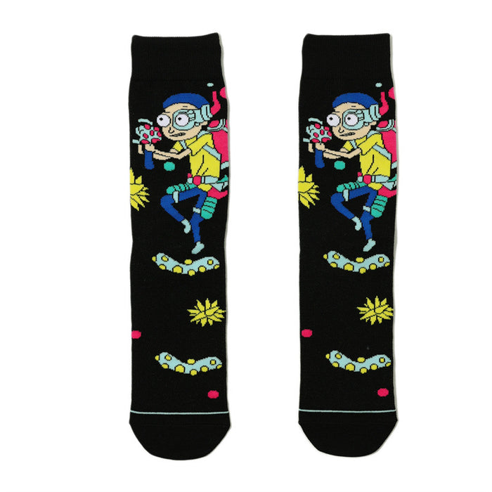 Wholesale Cotton socks,  anime-style mid-calf socks