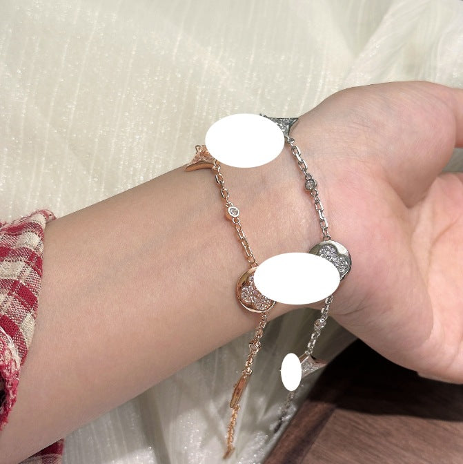 Wholesale Light luxury versatile high-quality bracelet diamond full diamond bracelet wholesale for girls