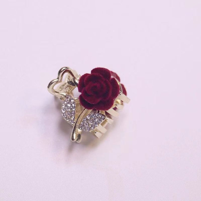 Wholesale rose hair clip hair claw bangs clip high-grade hair accessories