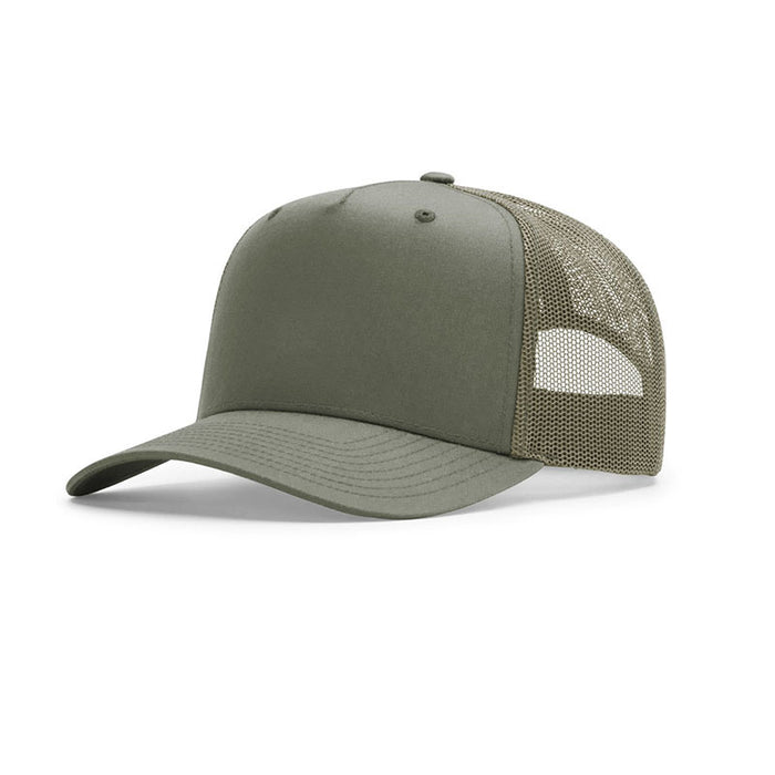 Wholesale Sunscreen breathable slightly curved baseball cap 5-piece mesh cap