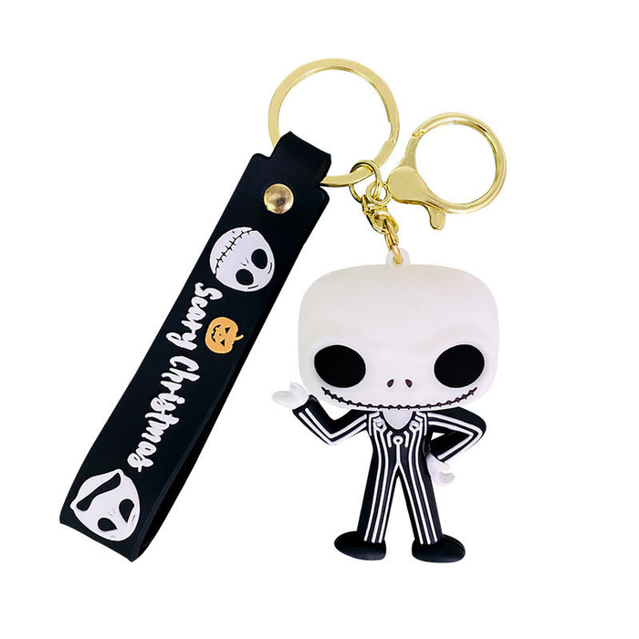 Wholesale Cartoon Doll Silicone Keychain JDC-KC-MingT262