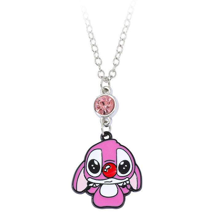 Wholesale Cartoon Versatile Clavicle Necklace Hip-Hop Style Couple Necklace