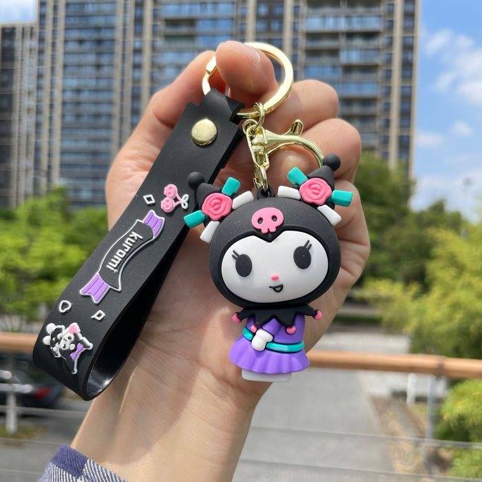 Wholesale Keychain Soft Rubber Cute Doll Car Keychain Backpack Pendant