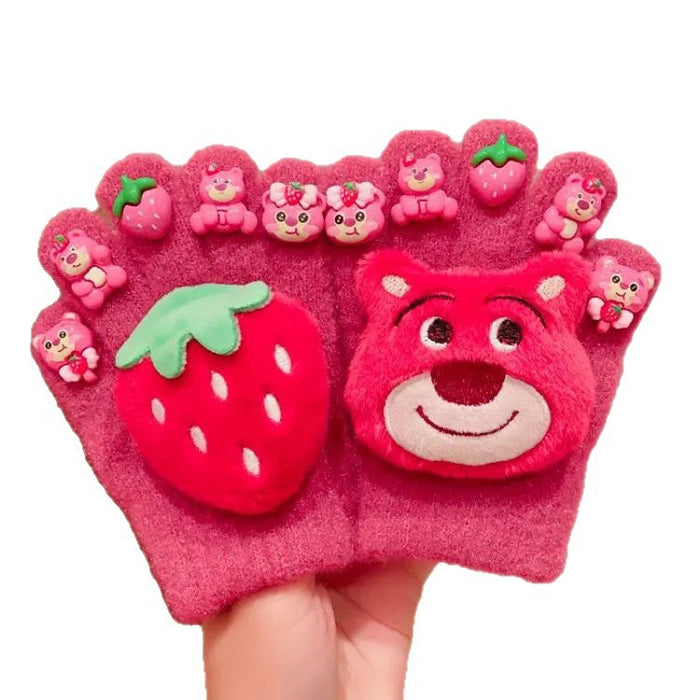 Wholesale Cute Cartoon Winter Gloves