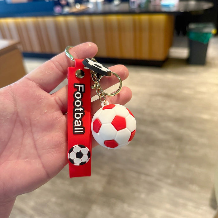 Wholesale Creative Cartoon Soccer Keychain Fan' s Bag Charm