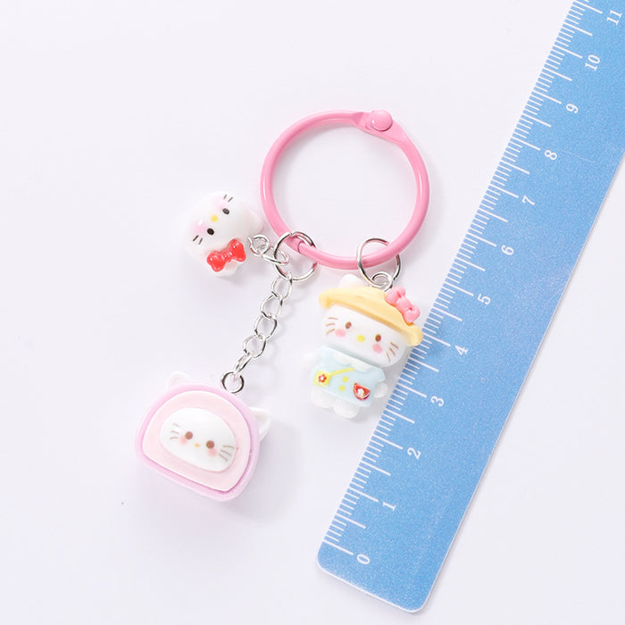 Wholesale Card Ring Cute Pendant Keychain (S) JDC-KC-HuiM002