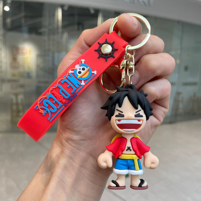 Wholesale Keychain anime 3D doll backpack pendant car keychain small gift wholesale