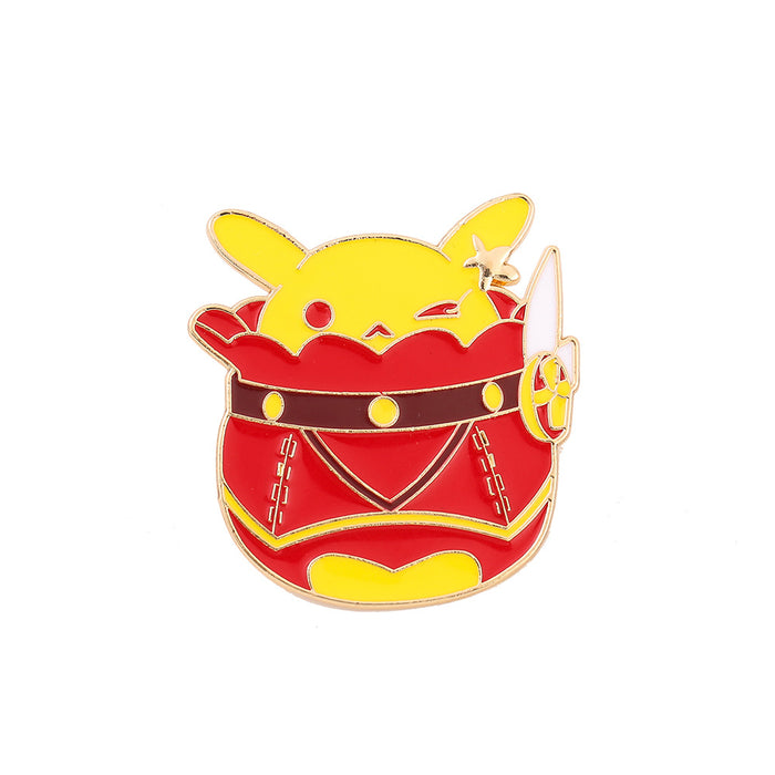 Wholesale Electroplated Metal Klee Anime Brooch Pin Fashion Accessory