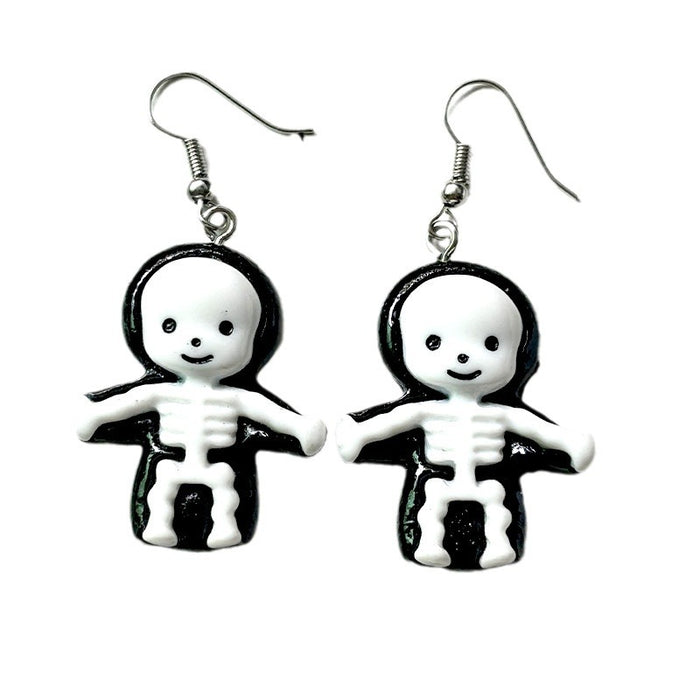 Wholesale Halloween Pumpkin Skull Ghost Earrings JDC-ES-Zhanh009