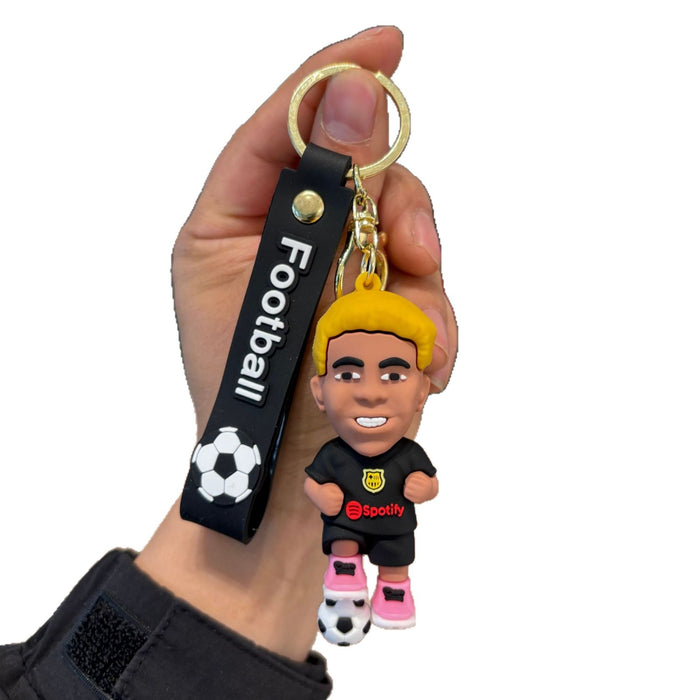 Wholesale 2pcs World Cup Cartoon Football Star Keychain Fashion Accessory Fan Gift