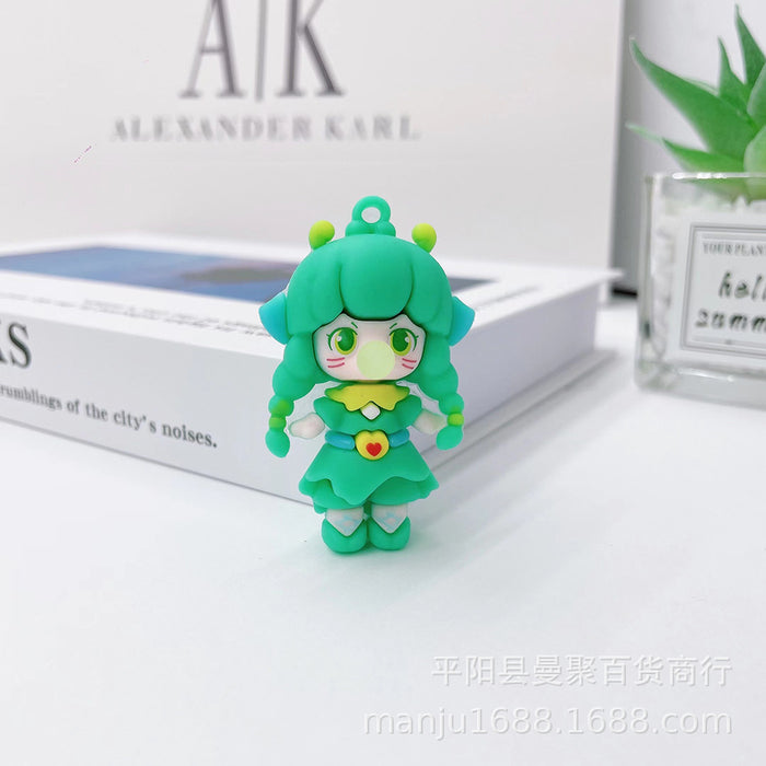 Wholesale  Bubble Blowing Girl Keychain Pendant Bubble  Keychain Bubble Blowing Girl Blind Box Bubble Girl